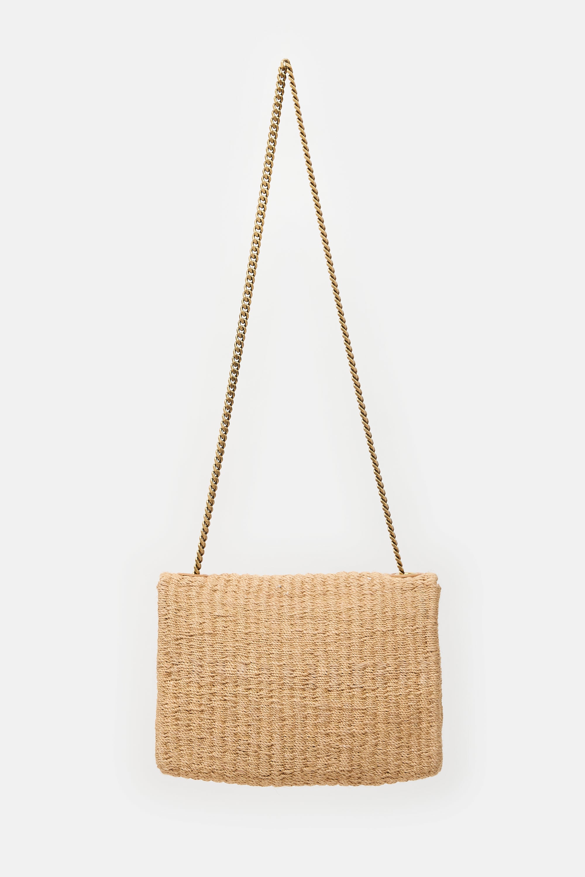 Saint Laurent Raffia Kate Bag