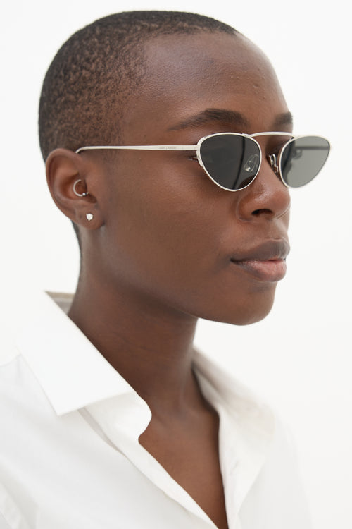 Saint Laurent SL538 Oval Sunglasses