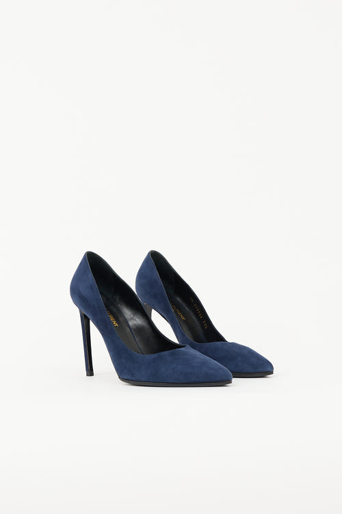 Saint Laurent Suede Anja Pump