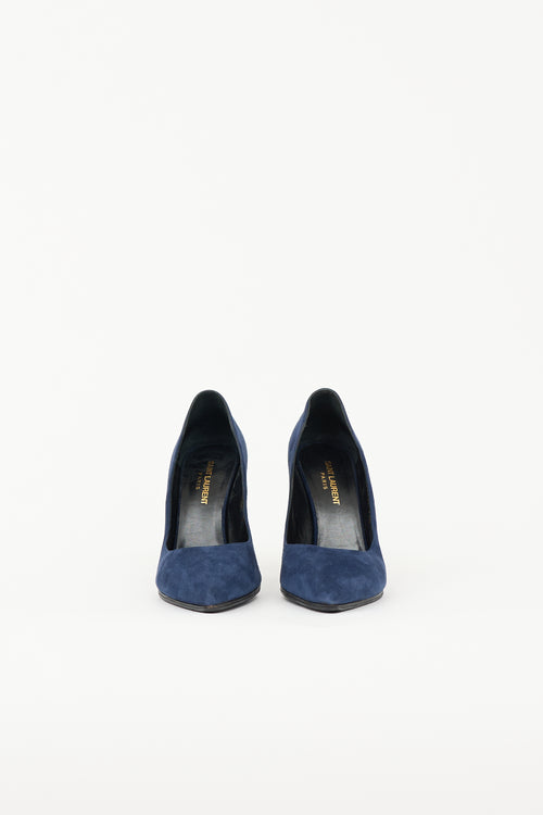 Saint Laurent Suede Anja Pump