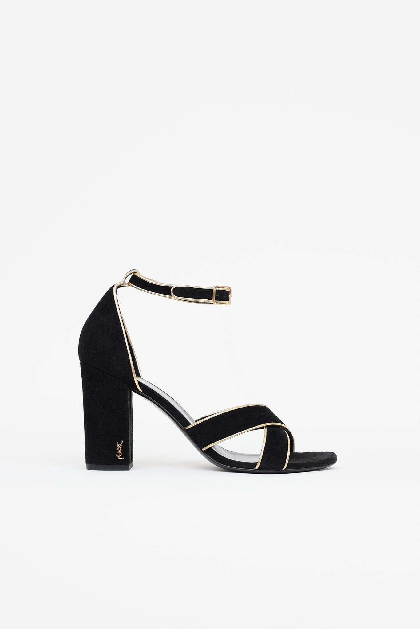 Saint Laurent Velvet Sandal