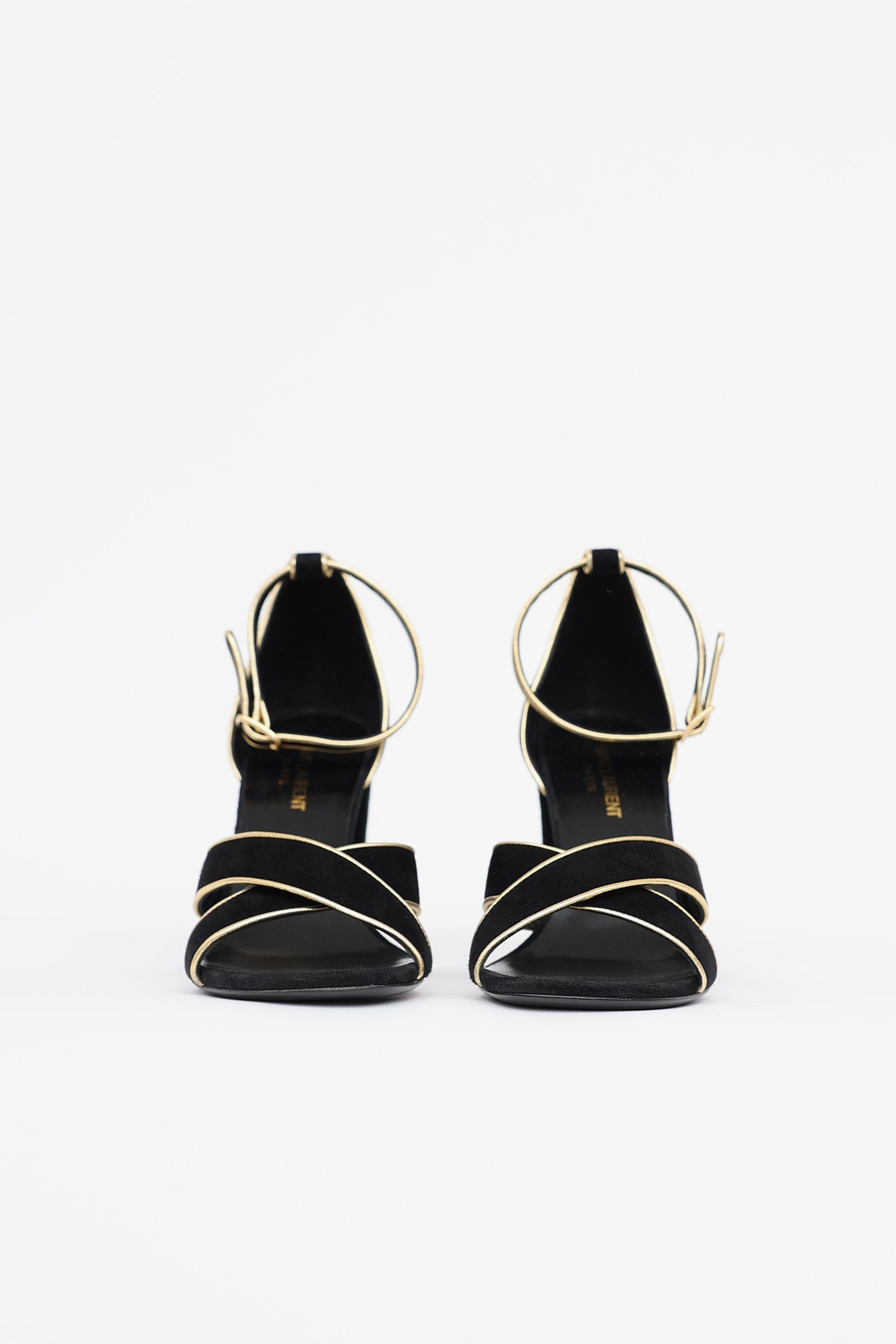 Saint Laurent Velvet Sandal