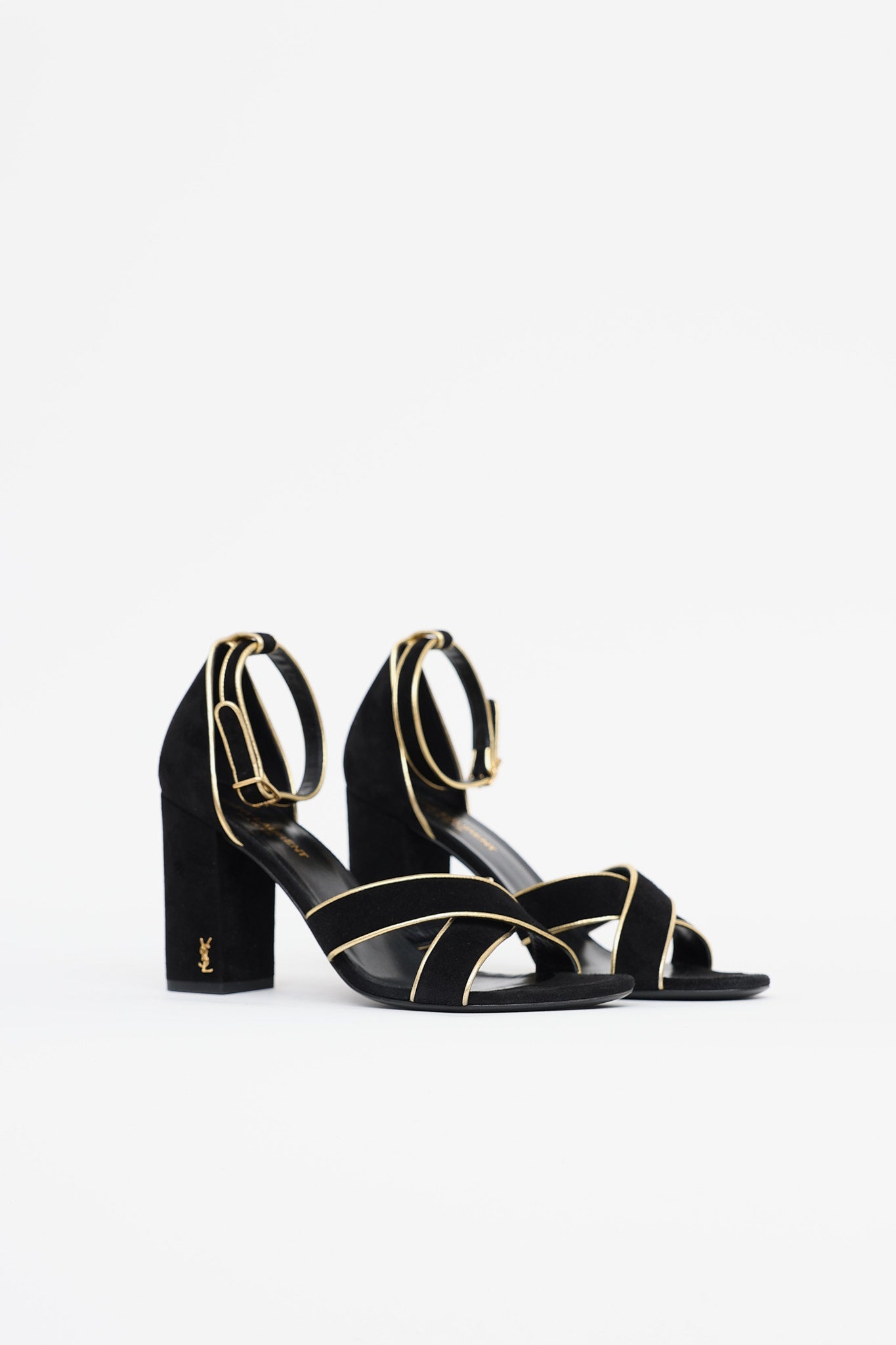 Saint Laurent Velvet Sandal