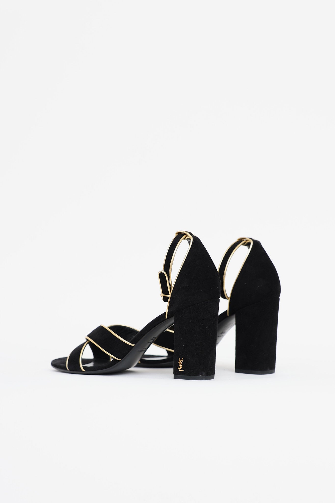 Saint Laurent Velvet Sandal