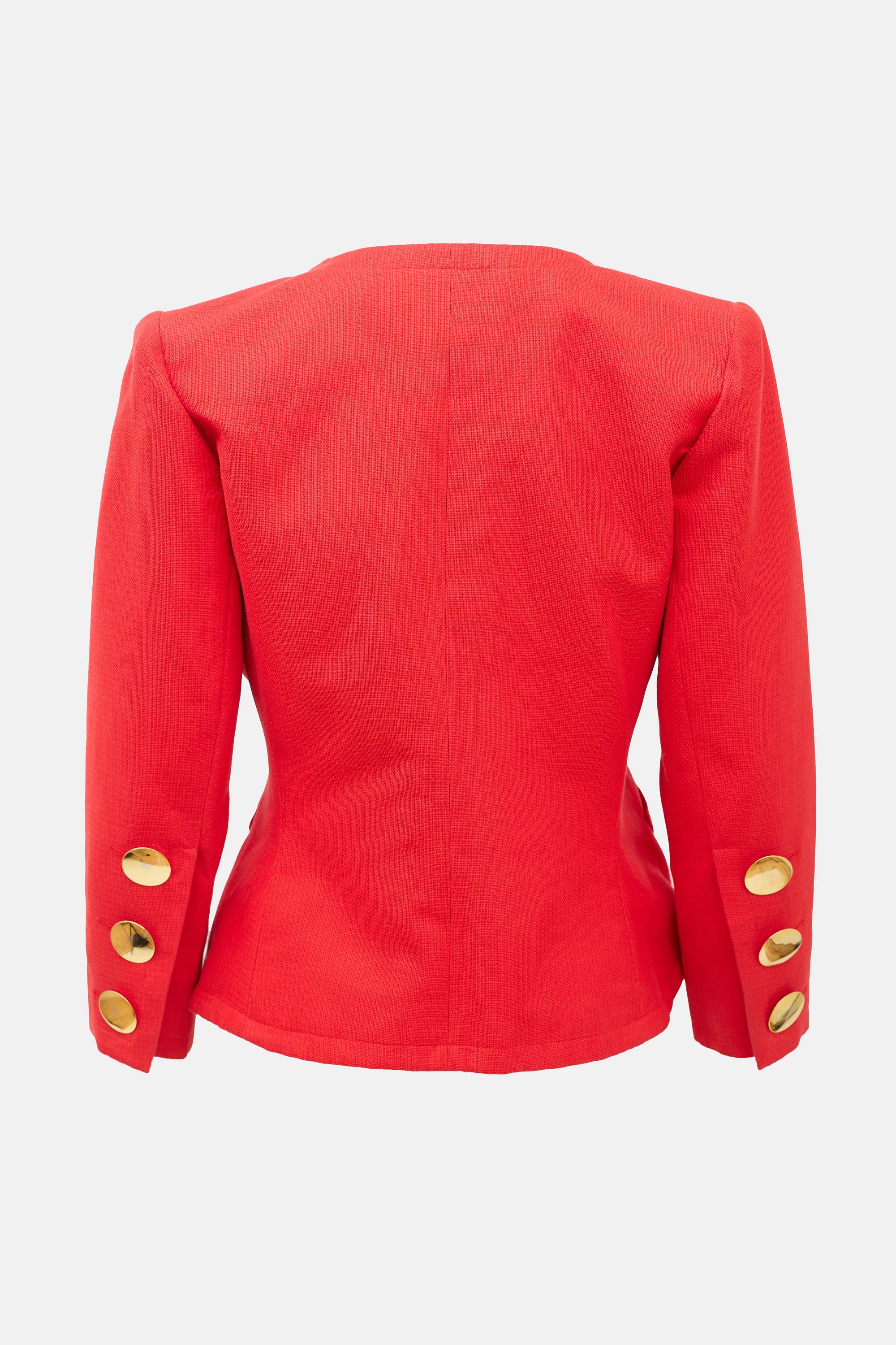 Saint Laurent SS 1988 Button Trim Jacket