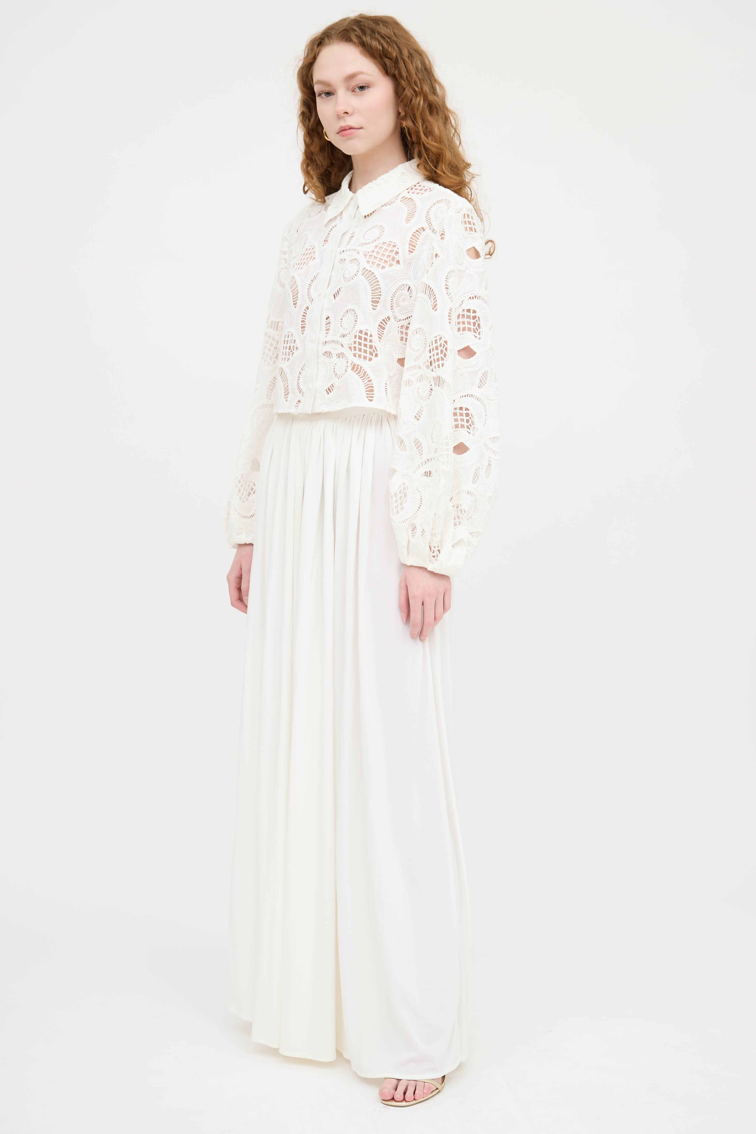 Saint Laurent Vintage Flowy Pant