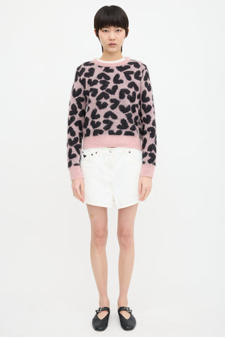 Saint Laurent 2014 Mohair Heart Sweater