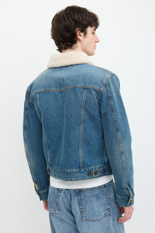 Saint Laurent 2020 Denim & Shearling Jacket
