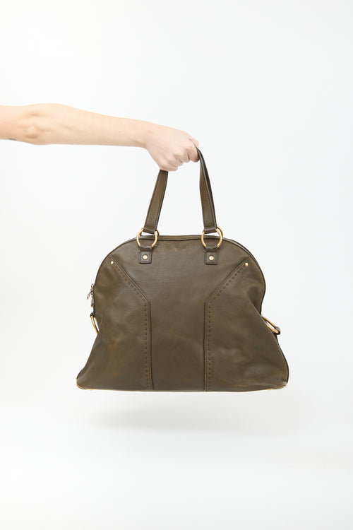 Saint Laurent Leather Large Muse Bag