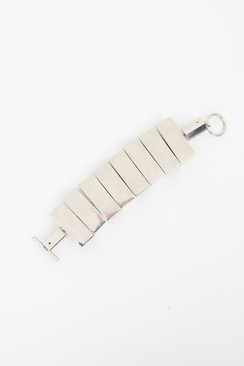 Saint Laurent Chunky Geometric Bracelet