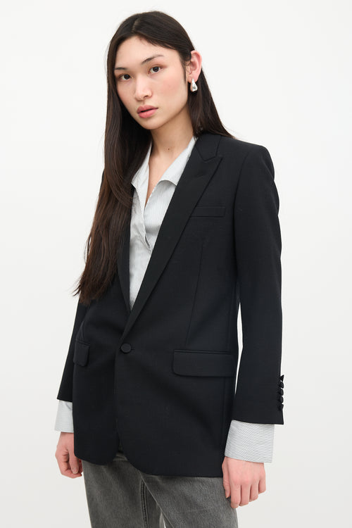 Saint Laurent FW 2015 Single Breasted Blazer