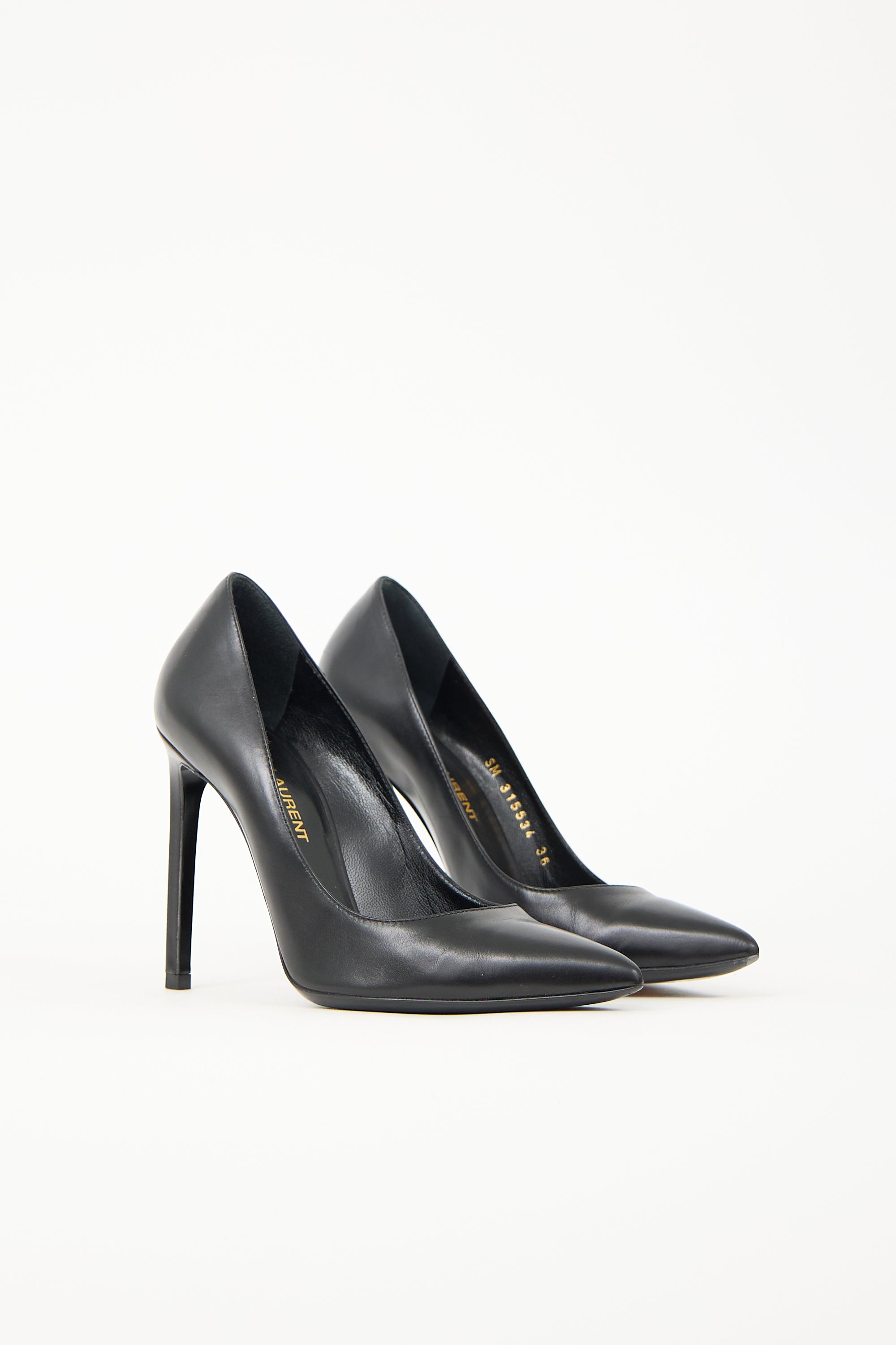 Saint Laurent Leather Paris Pump