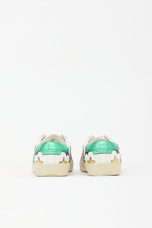 Saint Laurent Leather Court SL-06 Sneaker