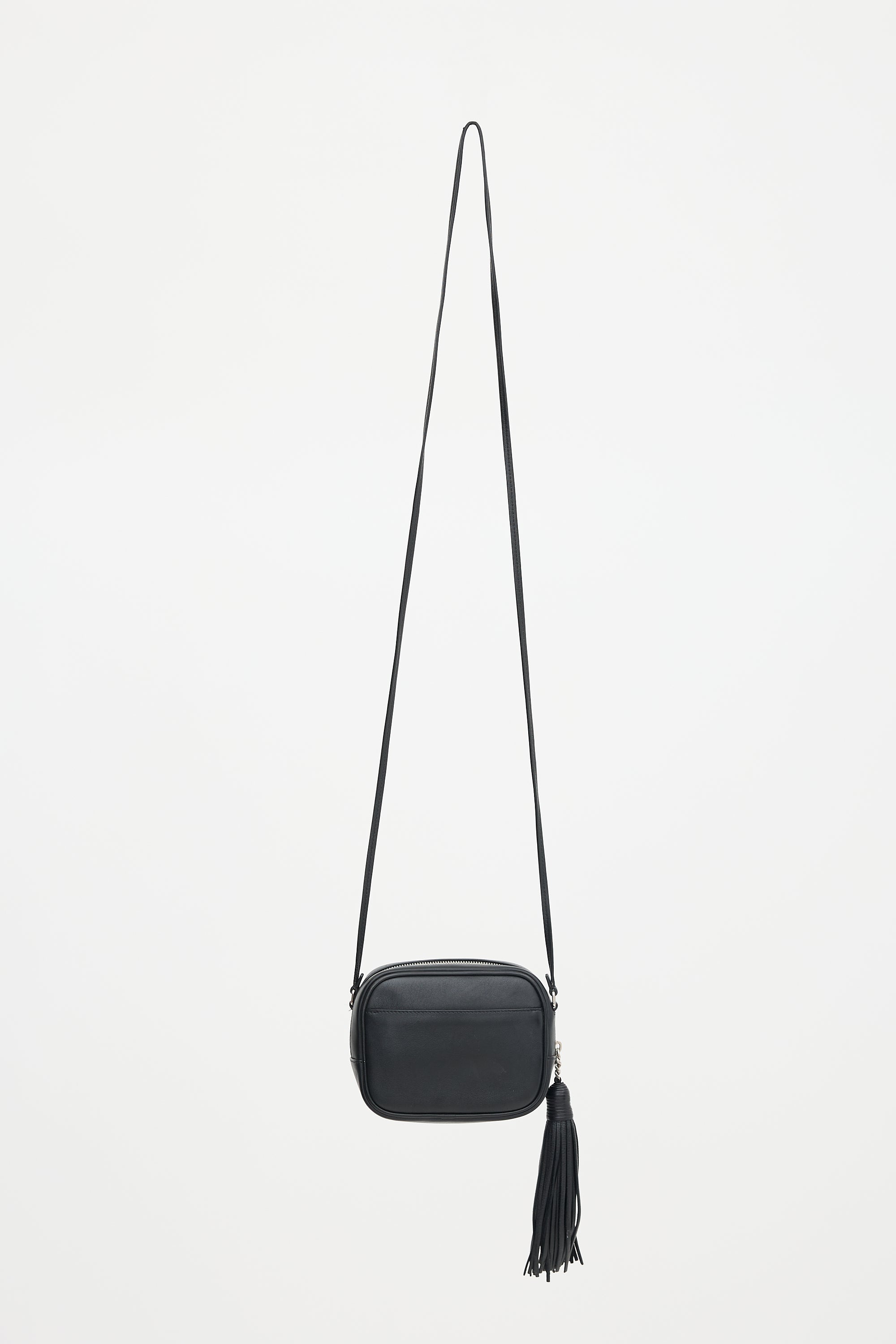 Saint Laurent Leather Monogram Blogger Bag