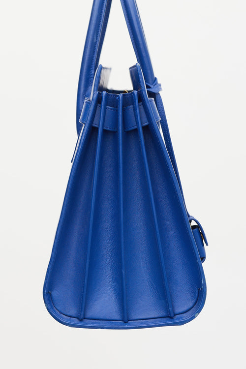 Saint Laurent Leather Sac De Jour Bag