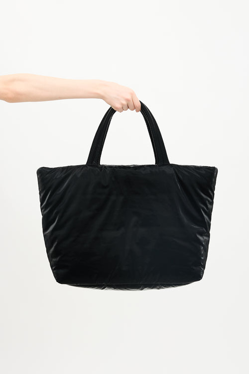 Saint Laurent Padded Nylon Maxi Tote Bag