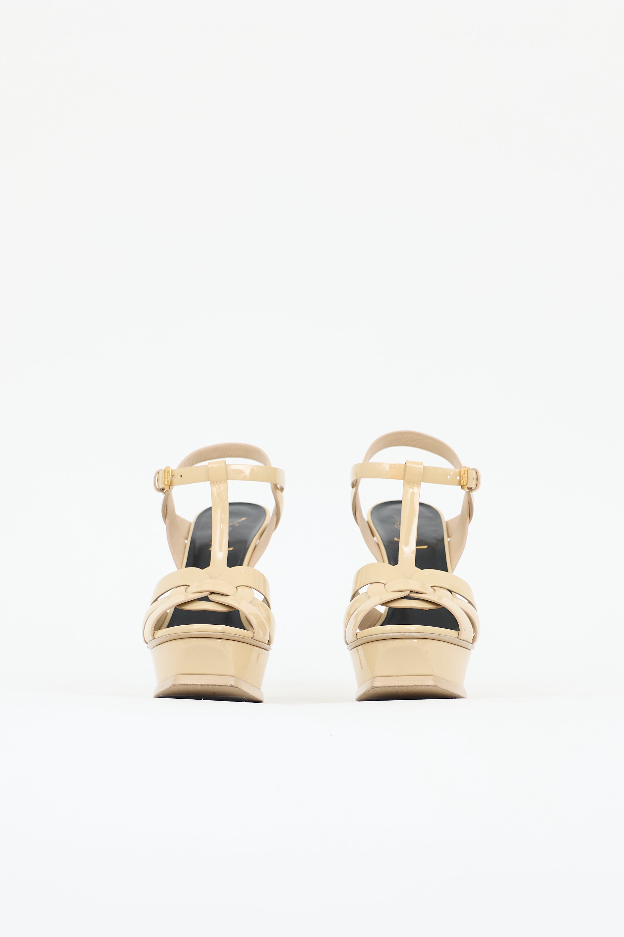 Saint Laurent Patent Tribute Sandal