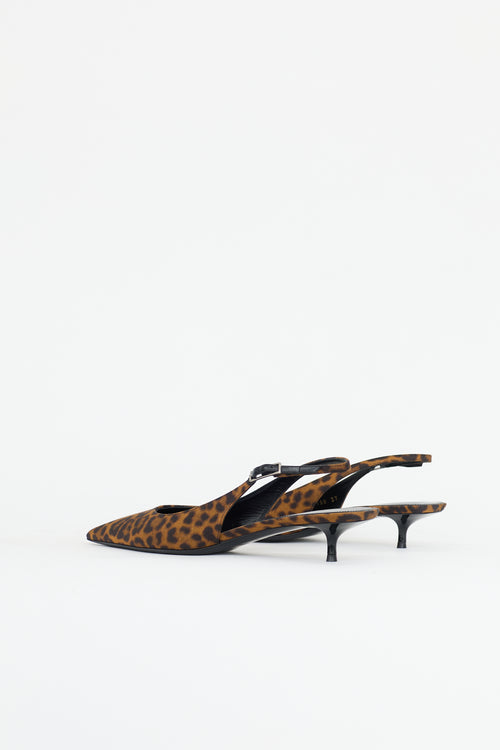 Saint Laurent Printed Slingback Heel