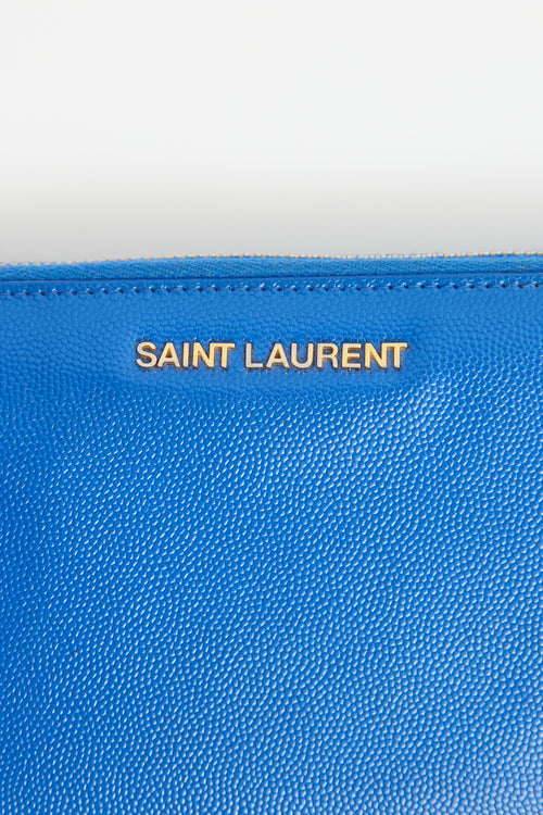 Royal Blue Zip Wallet