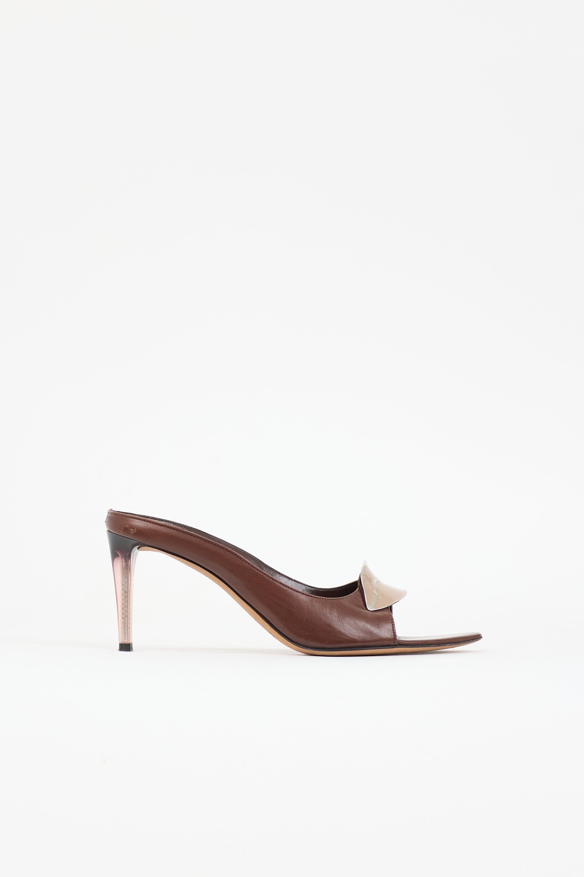 Saint Laurent SS 2003 Leather Dali Lip Heel