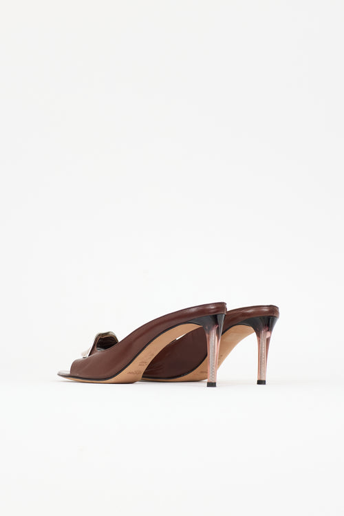 Saint Laurent SS 2003 Leather Dali Lip Heel