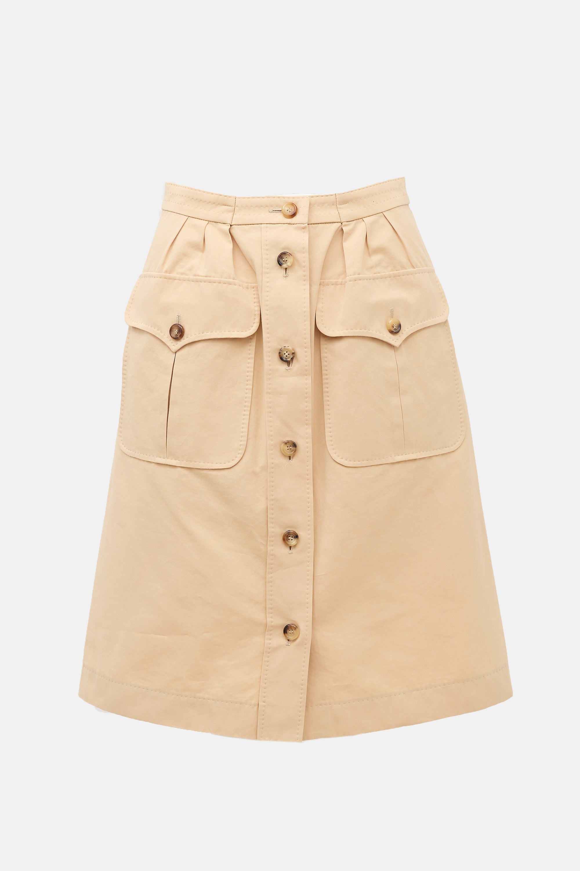 Saint Laurent SS 2006 Button Front Skirt