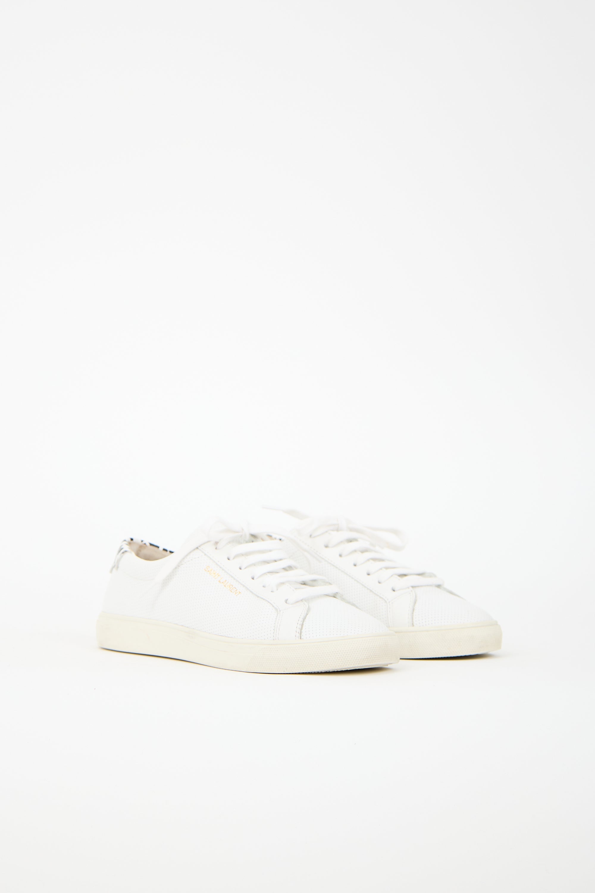 Saint Laurent Leather Andy Low Sneaker