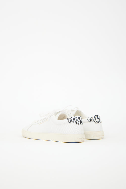 Saint Laurent Leather Andy Low Sneaker