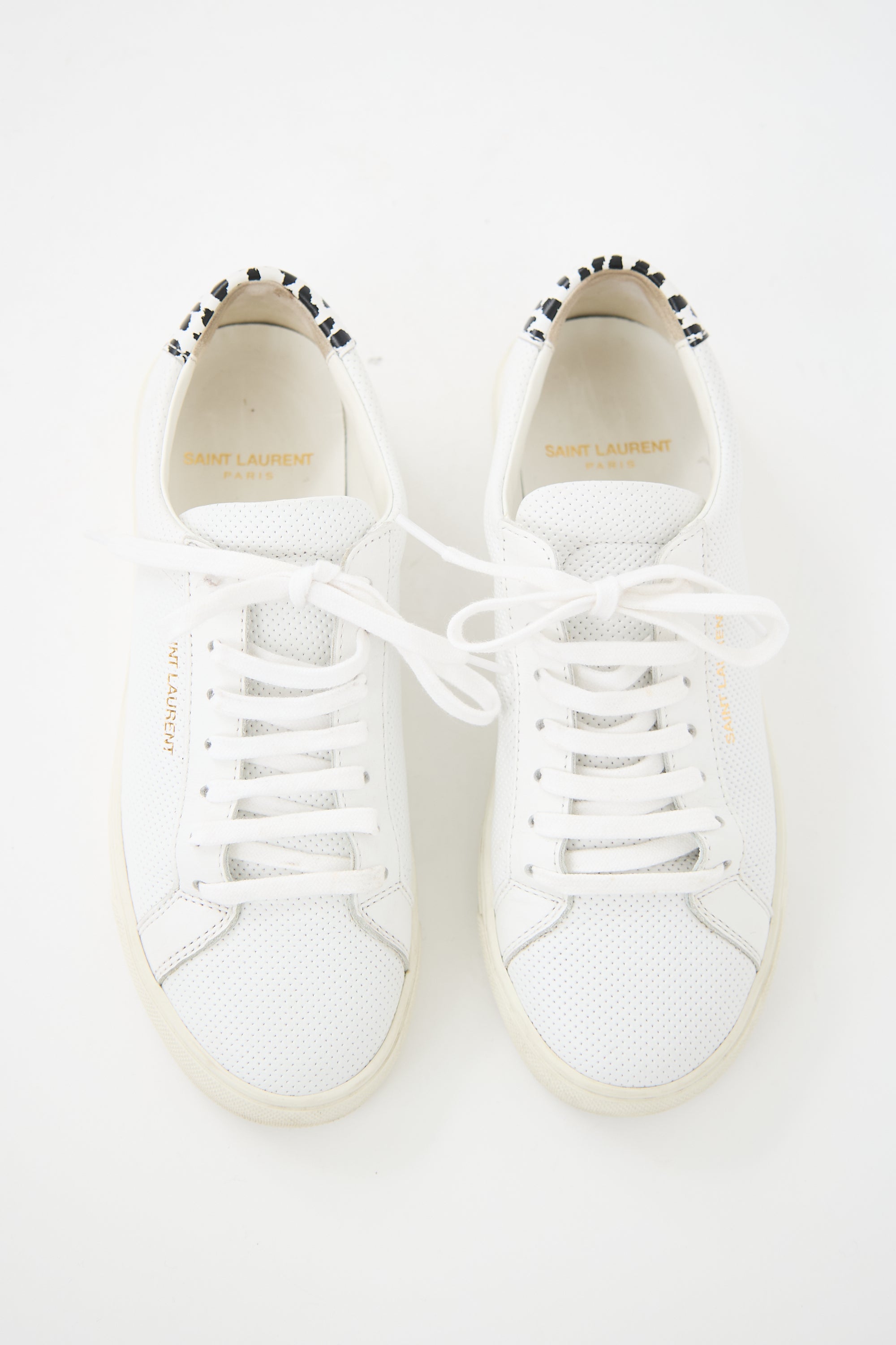Saint Laurent Leather Andy Low Sneaker