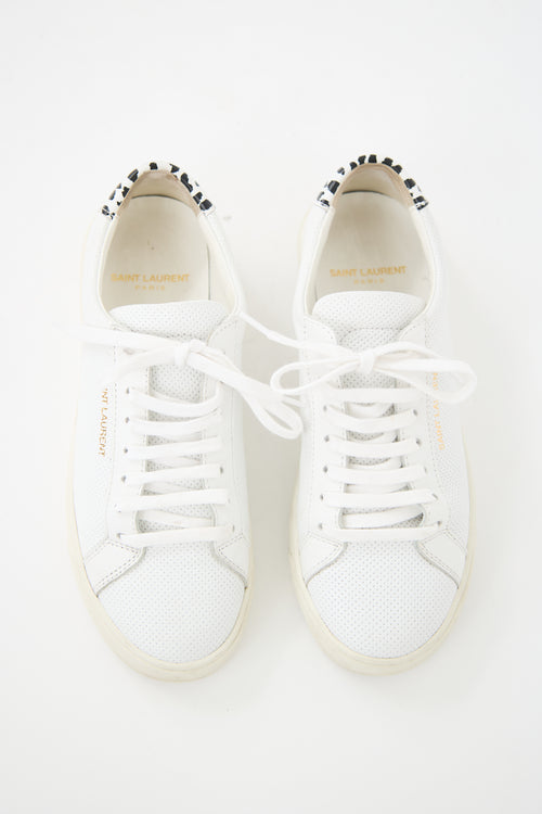 Saint Laurent Leather Andy Low Sneaker