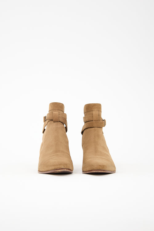 Saint Laurent Suede Blake Boot