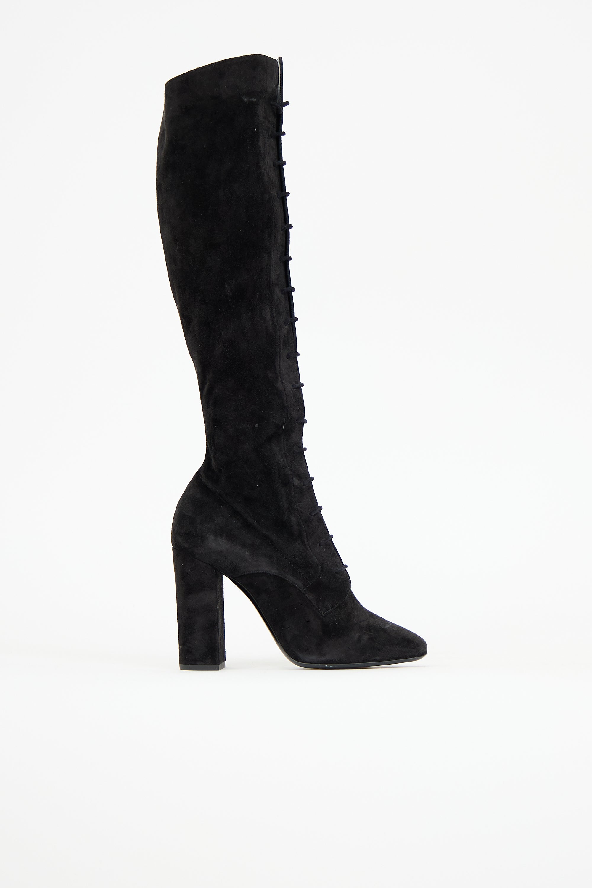 Saint Laurent Suede Laura Boot