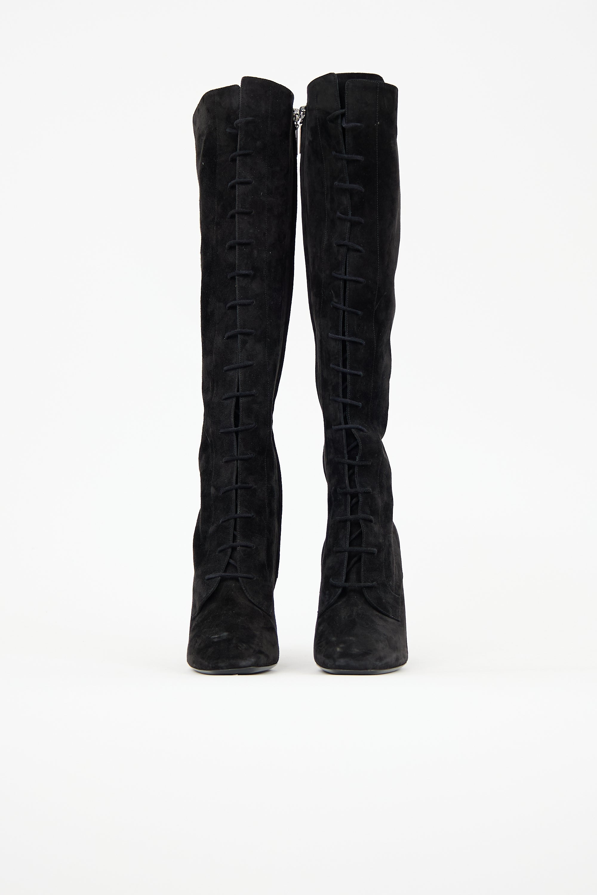 Saint Laurent Suede Laura Boot