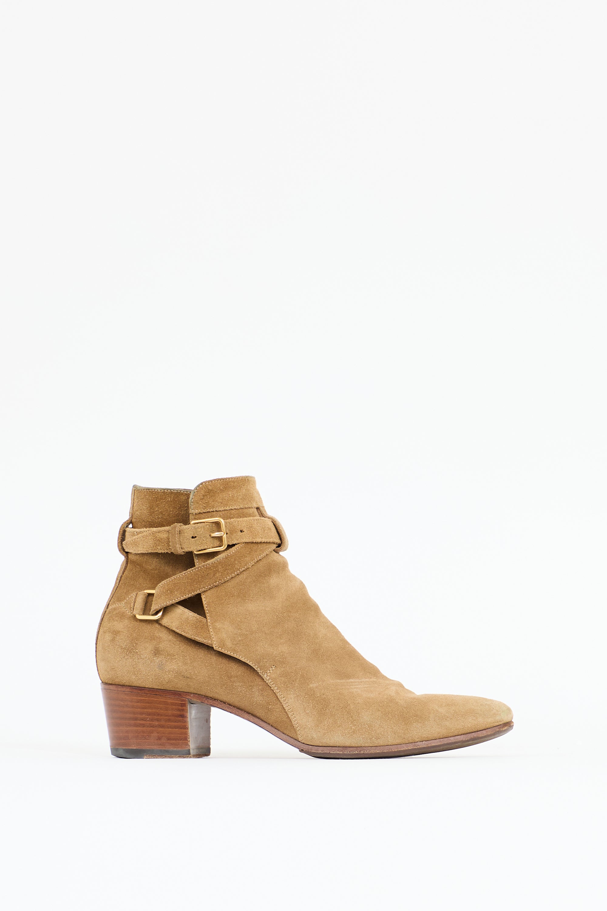 Saint Laurent Suede Blake Boot