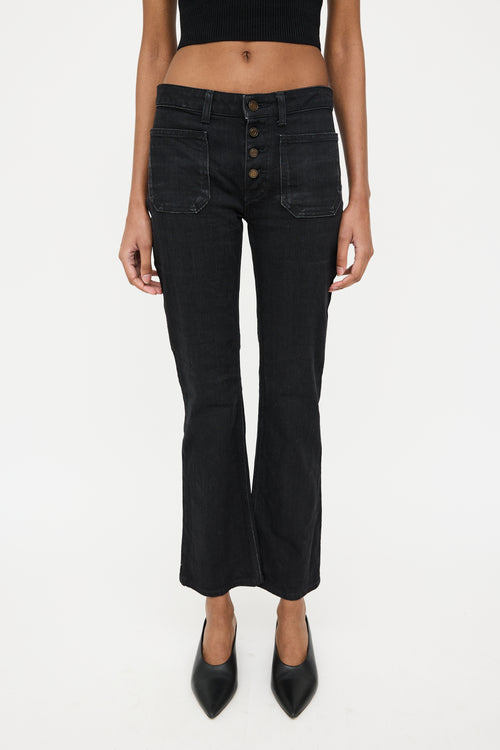 Saint Laurent Black D27 Flared Jeans