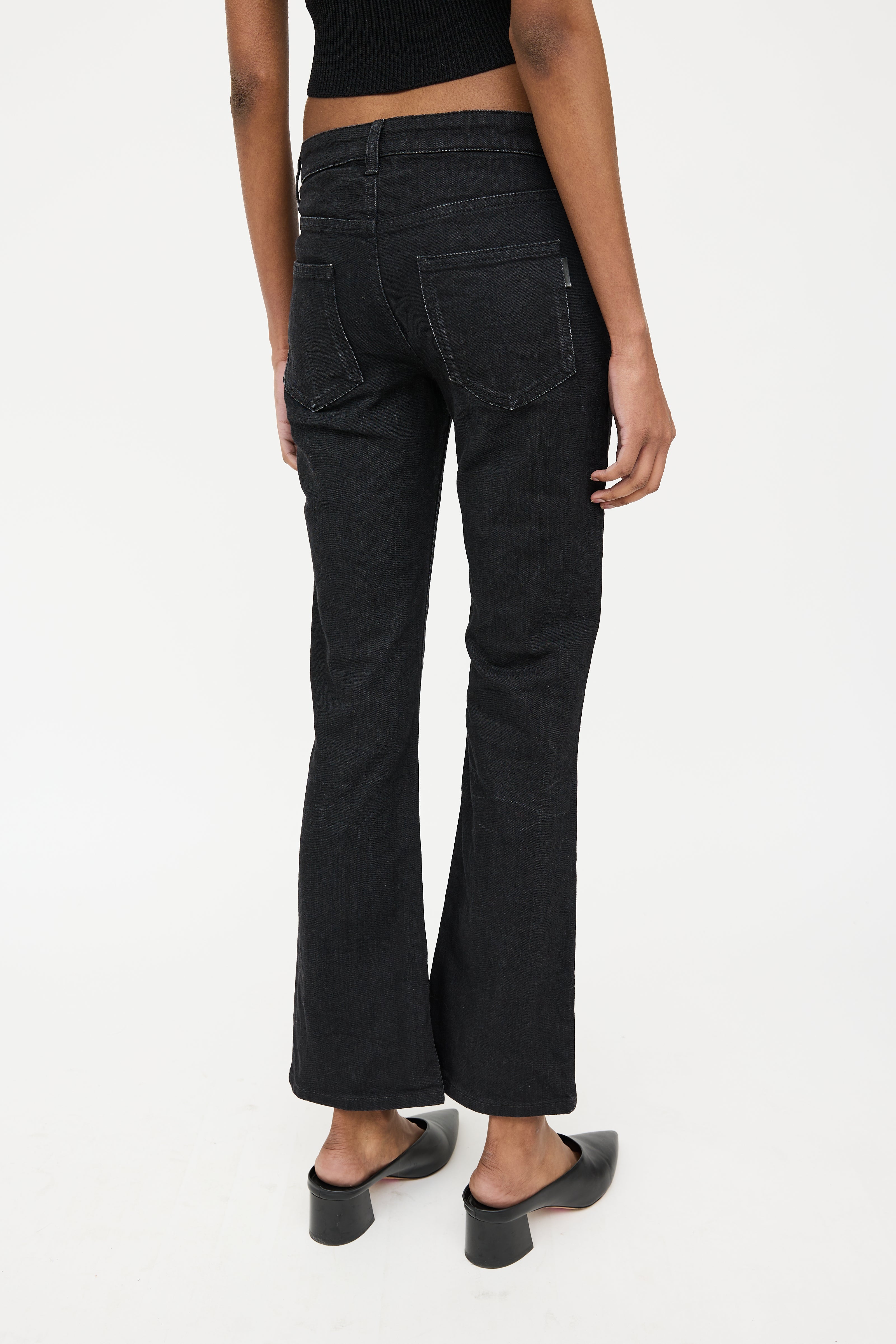 Saint Laurent Black D27 Flared Jeans