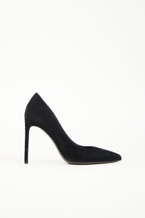 Saint Laurent Suede Paris Pump