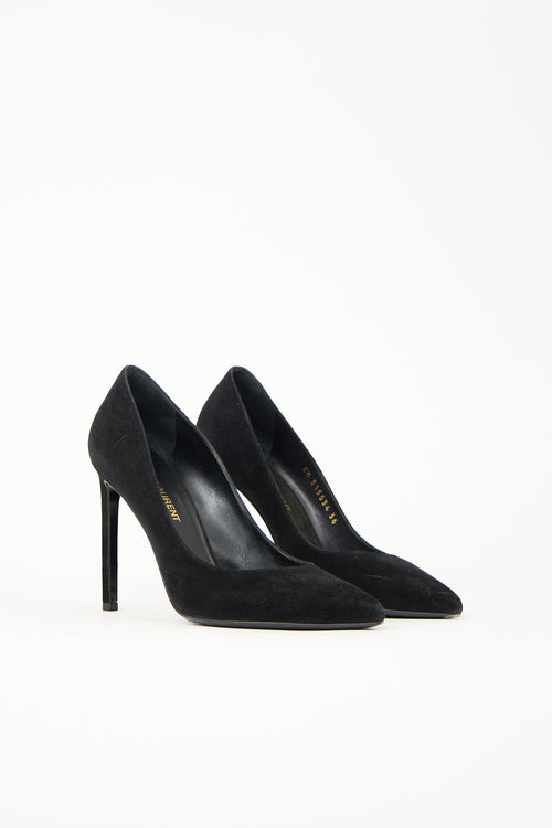 Saint Laurent Suede Paris Pump