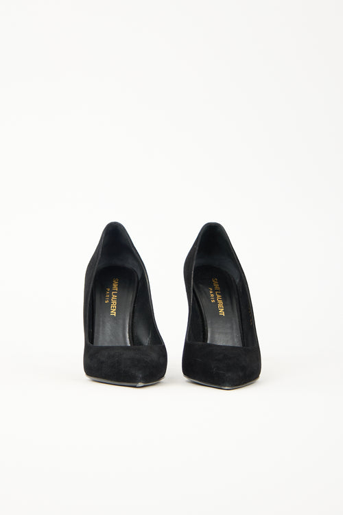 Saint Laurent Suede Paris Pump
