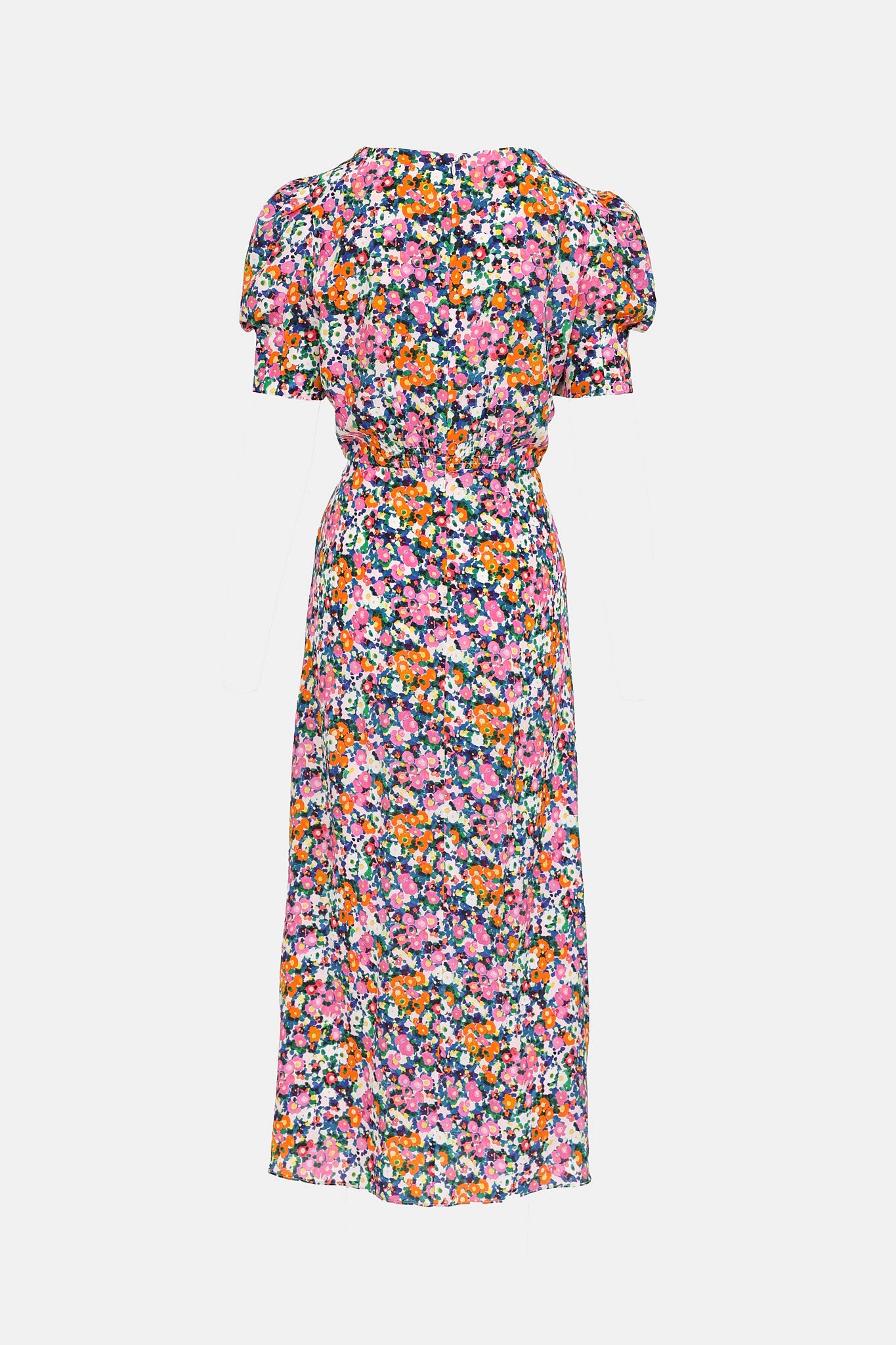 SaloniSilk Floral Maxi Dress