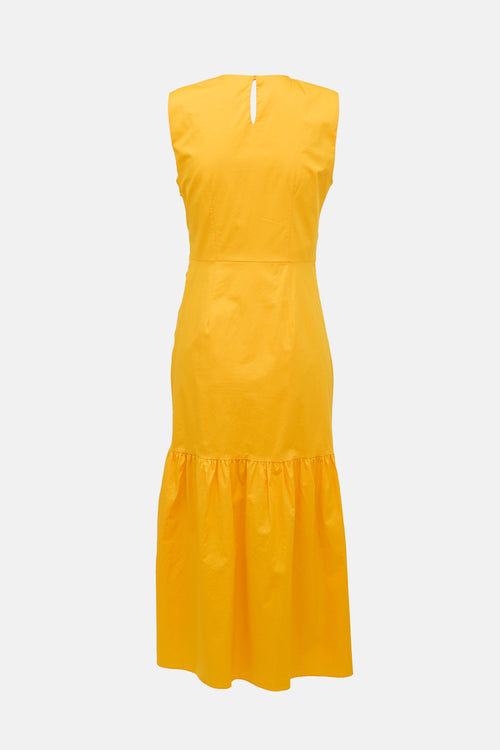 Sandro Asymmetrical Ruched Dress