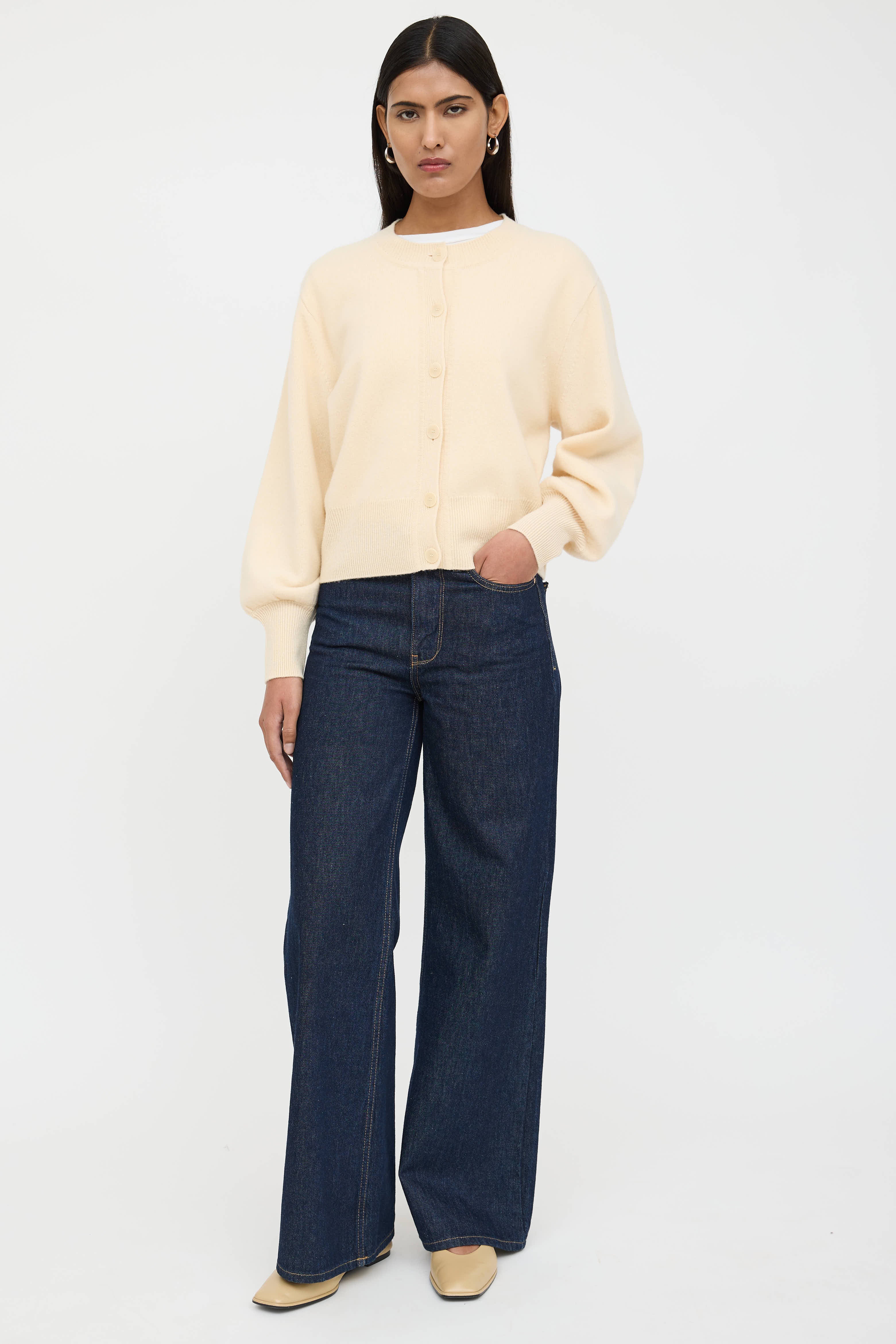 Sandro Wool Knit Cardigan
