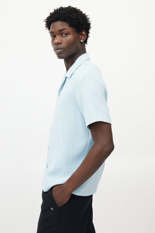 Sandro Blue & White Striped Shirt