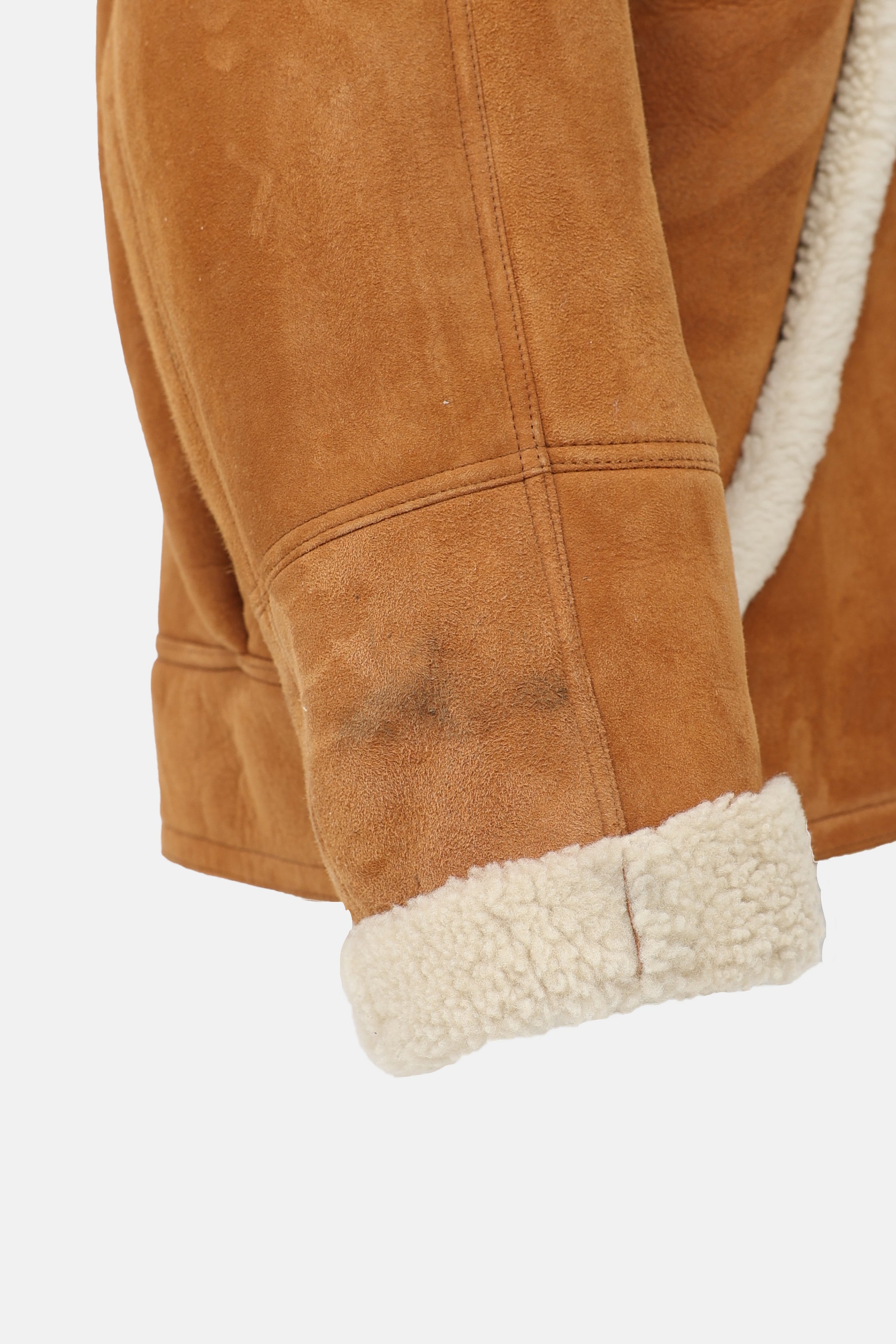 Sandro Asymmetrical Shearling Jacket