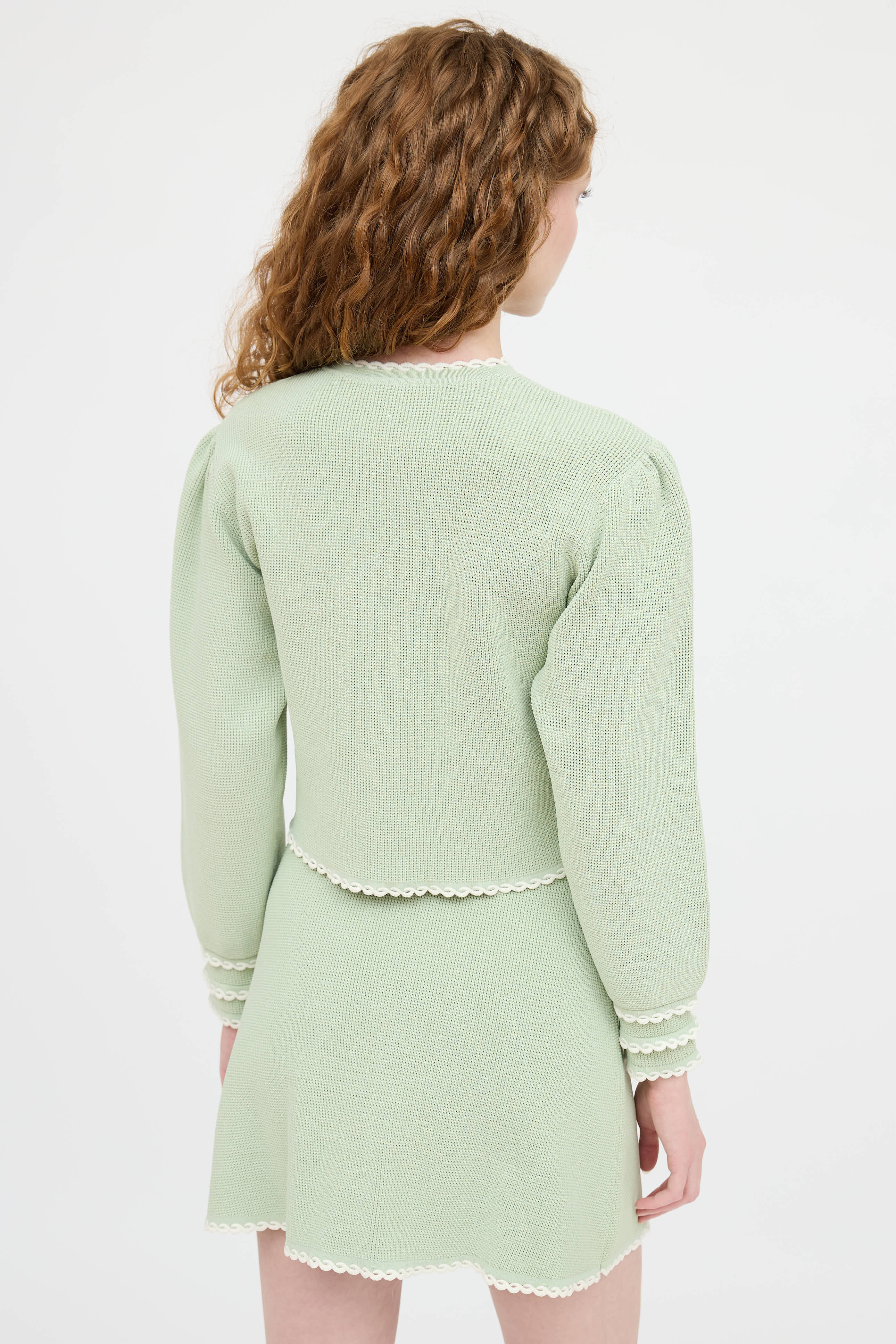Sandro Contrast Knit Co-Ord Set