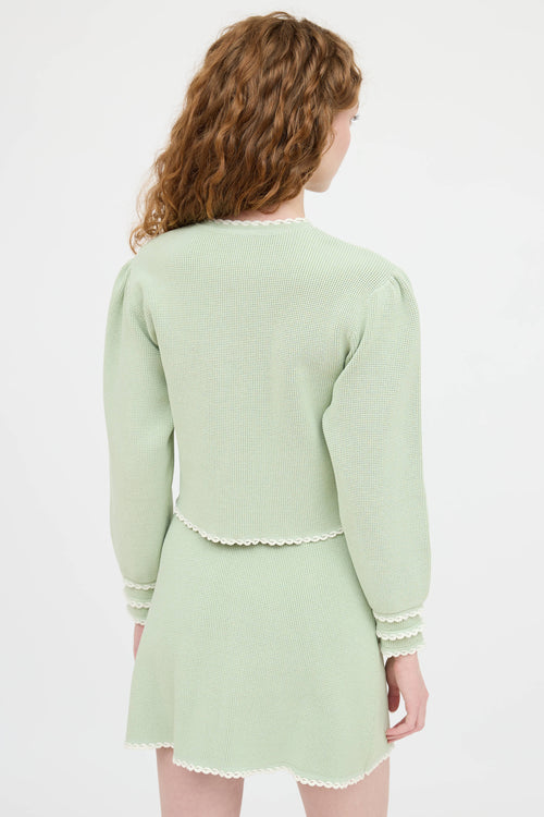 Sandro Contrast Knit Co-Ord Set