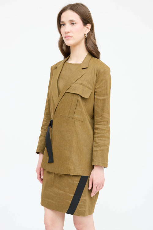 Sarah Pancini Asymmetrical Co-Ord Set