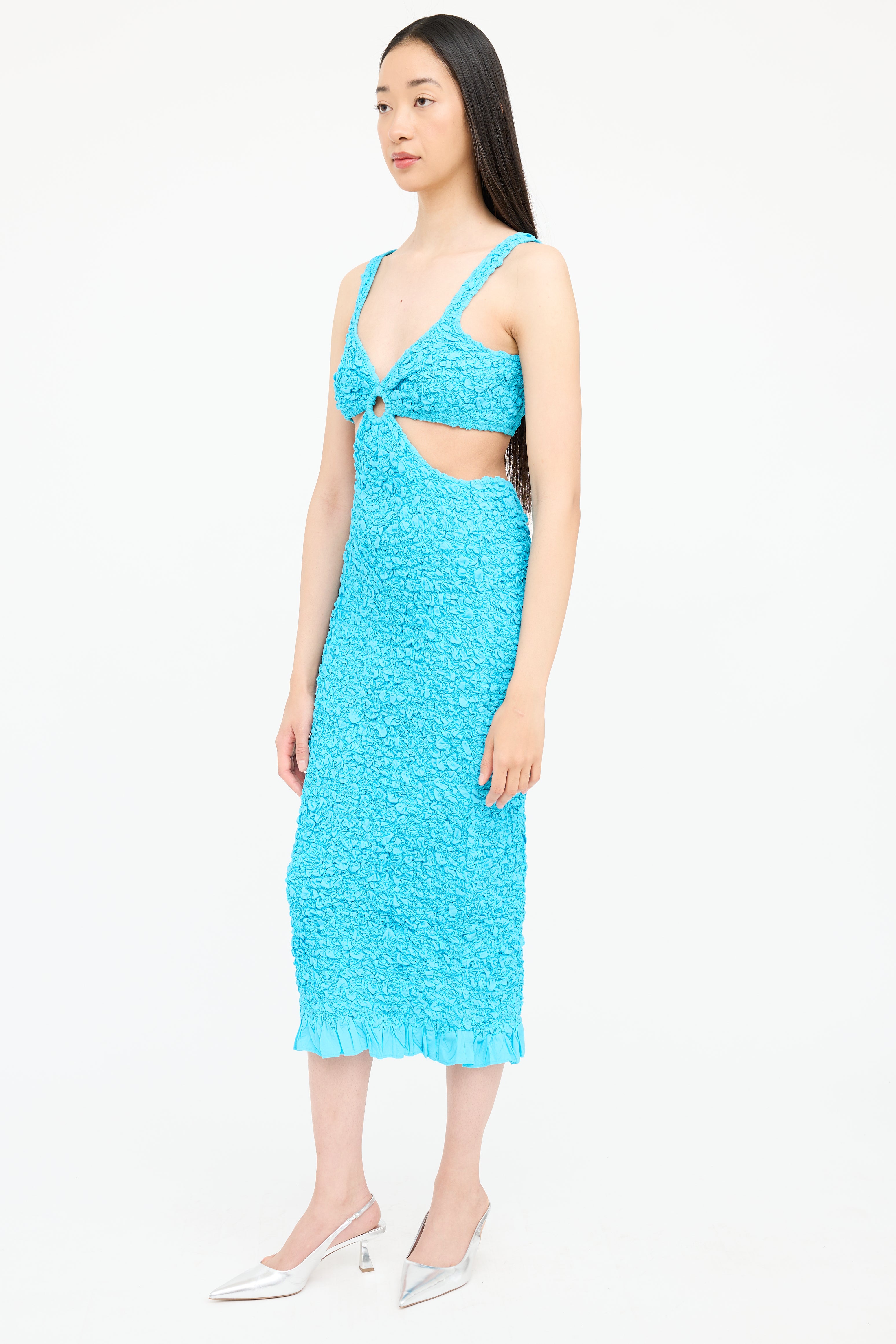 Saylor Ruched Cut Out Dress