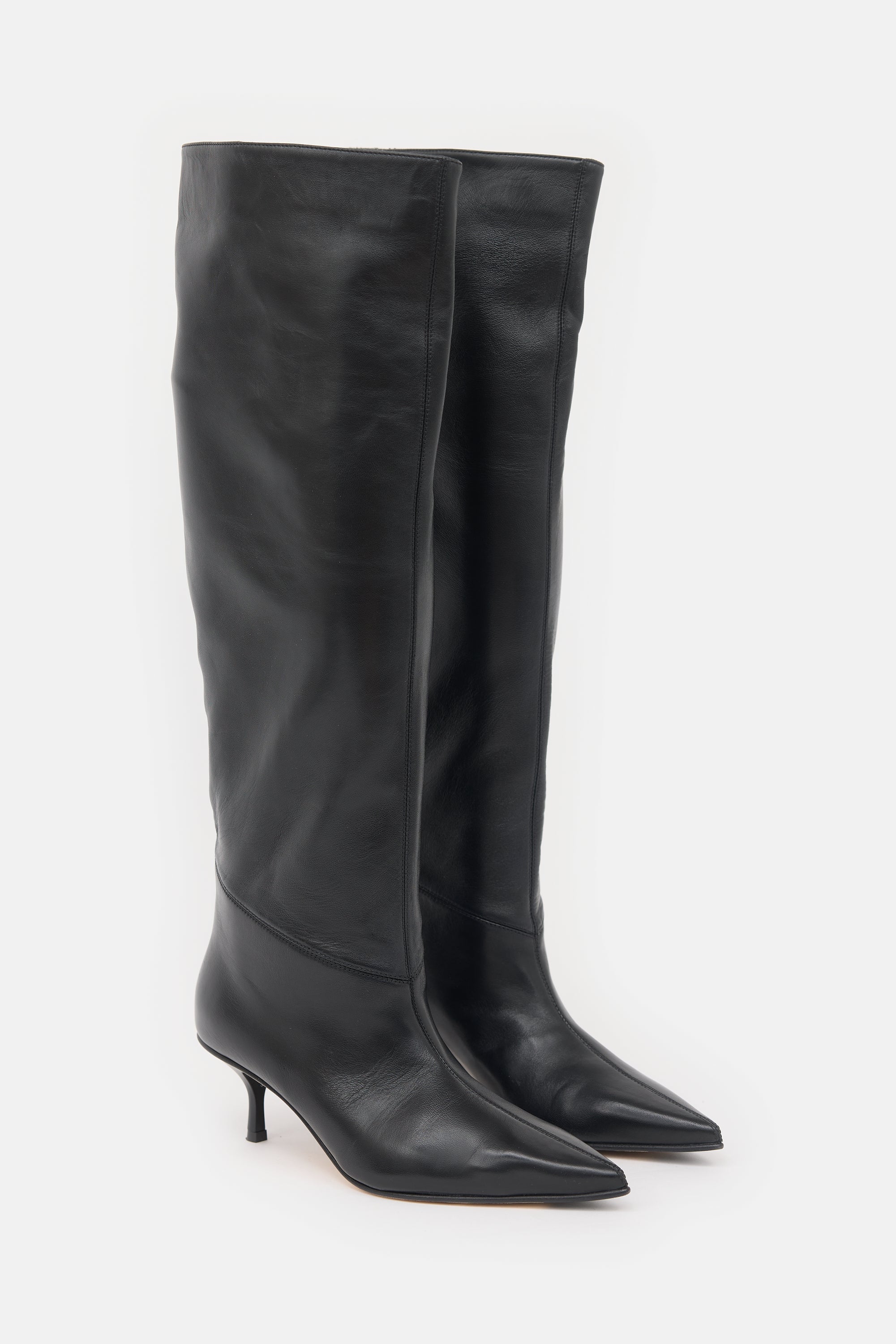 Scarosso Leather Barbara Knee Boot