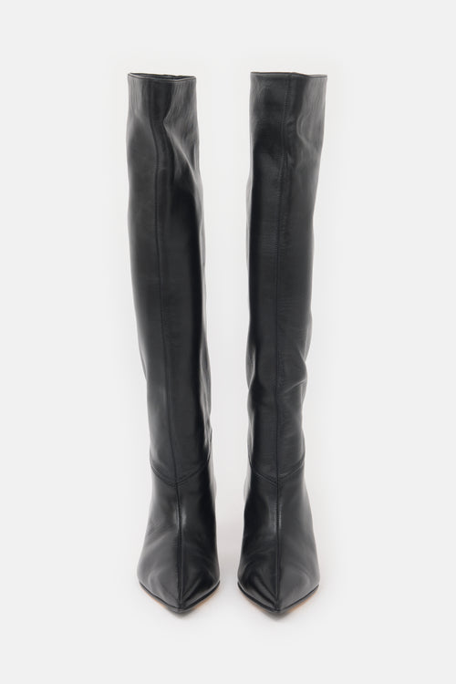 Scarosso Leather Barbara Knee Boot
